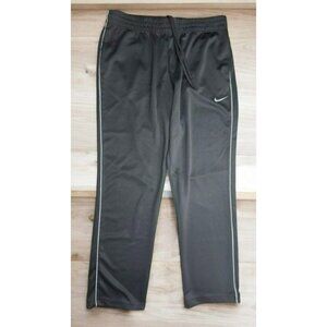 Nike Mens Gray Athletic Sweatpants XL White Piping Trim